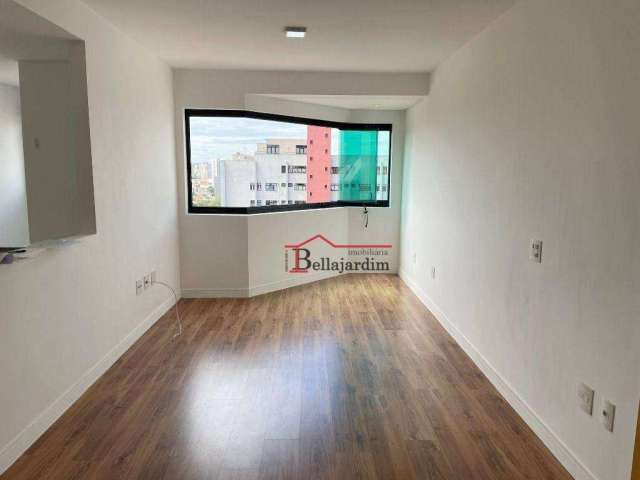 Apartamento com 1 dormitório para alugar, 50m² - Bairro Jardim - Santo André/SP