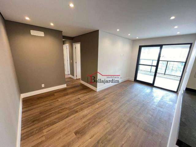 Apartamento com 3 dormitórios para alugar, 87 m² - Vila Bastos - Santo André/SP