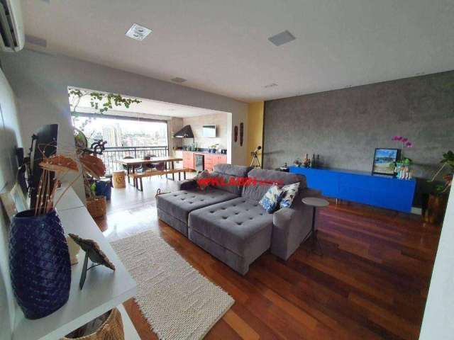 #- lindo apartamento reformado, andar alto, ampla varanda gourmet, 2 vagas de garagem - ipiranga.