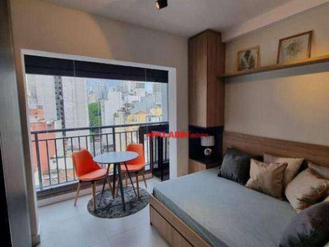 Apartamento com 1 dormitório para alugar, 23 m² por R$ 2.550,00/mês - República - São Paulo/SP