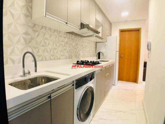 Apartamento com 1 dormitório para alugar, 38 m² por R$ 3.484,01/mês - Brooklin Paulista - São Paulo/SP