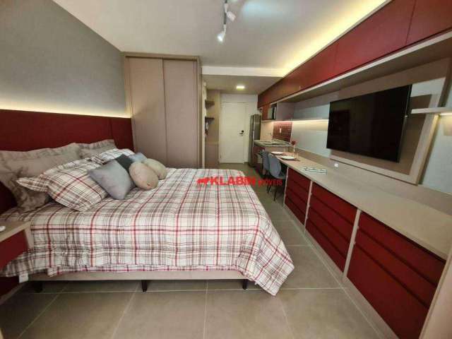 ** Lindo Studio com 28m² de Área Privativa - Excelente Localização na Vila Mariana à 300m do Metrô Ana Rosa - Lazer no Rooftop **