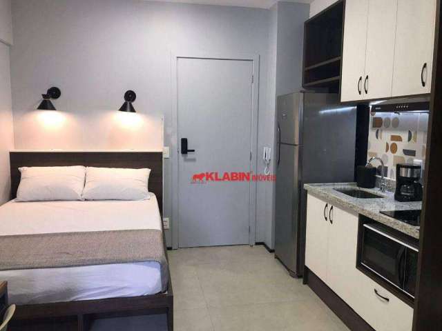 ** Studio com 22m² Mobiliado com Excelente Localização à 150m do Metrô Chácara Klabin - Empreendimento com Lazer **