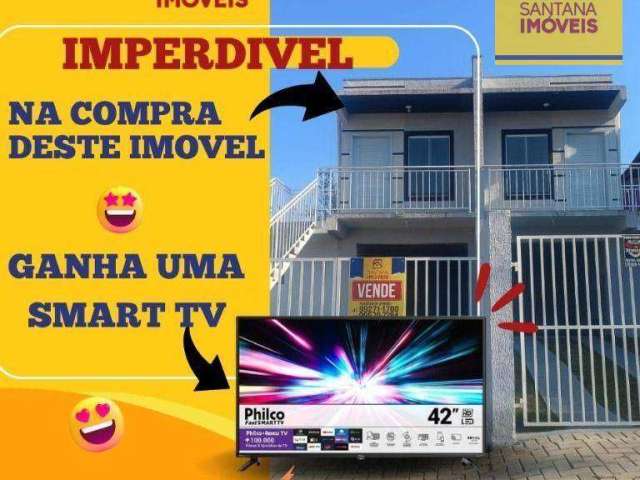 Casa com 2 dormitórios à venda, 77 m² por R$ 299.000,00 - Jardim Rivabem - Campo Largo/PR