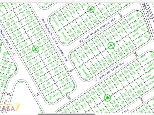 TERRENO RESIDENCIAL 250 mts.² no RESERVA CENTENÁRIA