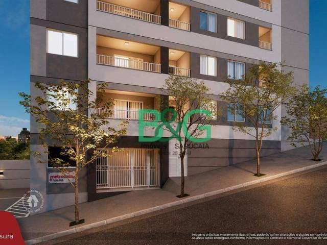 Apartamento com 2 dormitórios à venda, 36 m² por R$ 382.407,00 - Vila Ré - São Paulo/SP