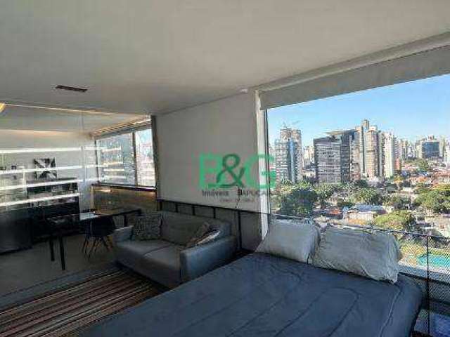 Apartamento com 1 dormitório para alugar, 38 m² por R$ 6.220/mês - Itaim - São Paulo/SP