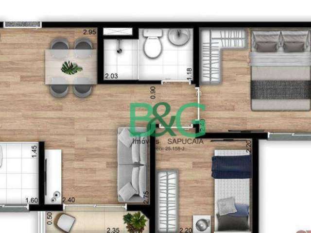 Apartamento à venda, 37 m² por R$ 276.000,00 - Vila dos Andradas - São Paulo/SP