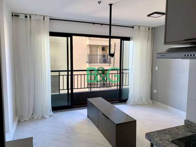 Studio com 1 dormitório para alugar, 31 m² por R$ 2.750,00/mês - Santana - São Paulo/SP