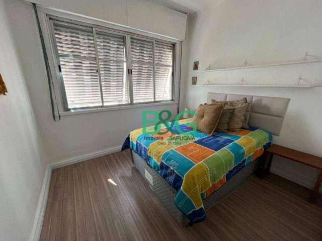 Apartamento com 1 dormitório para alugar, 54 m² por R$ 2.557/mês - Consolação - São Paulo/SP