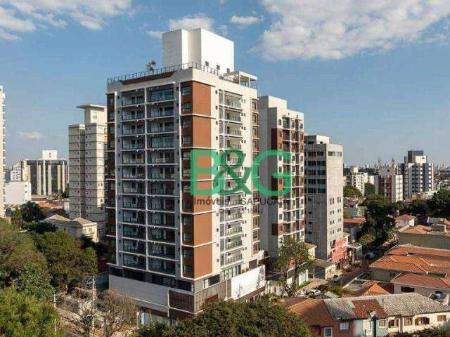 Flat com 1 dormitório à venda, 37 m² por R$ 469.346 - Mirandópolis - São Paulo/SP