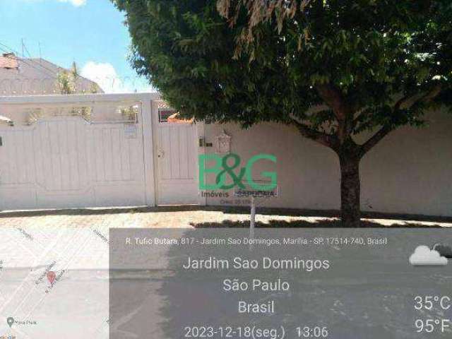 Casa com 3 dormitórios à venda, 124 m² por R$ 419.200 - Jardim São Domingos - Marília/SP