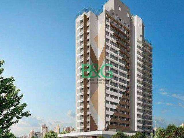 Studio com 1 dormitório à venda, 37 m² por R$ 445.184,51 - Campo Belo - São Paulo/SP