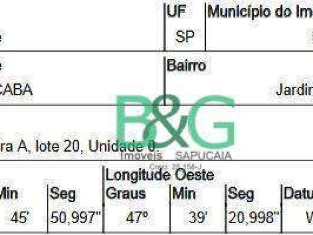 Terreno à venda, 250 m² por R$ 269.302 - Campestre - Piracicaba/SP