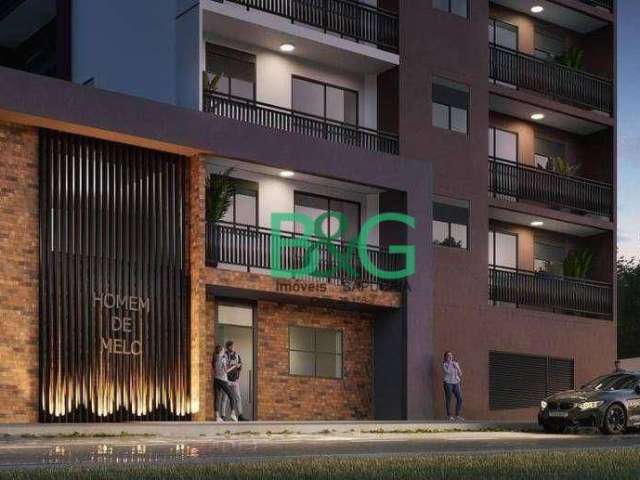 Apartamento com 1 dormitório à venda, 29 m² por R$ 335.266,19 - Perdizes - São Paulo/SP