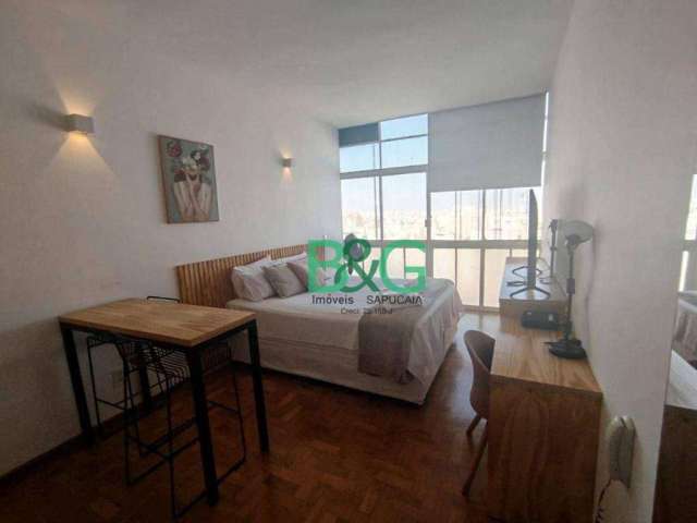 Apartamento com 1 dormitório para alugar, 30 m² por R$ 2.536/mês - República - São Paulo/SP