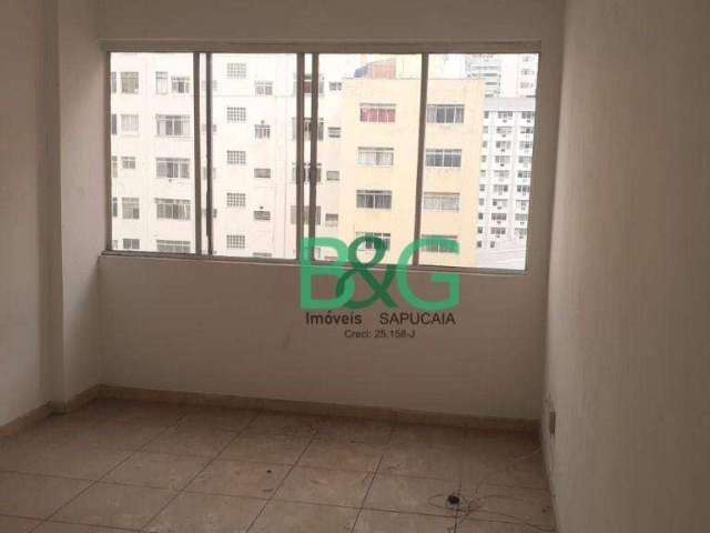 Apartamento com 1 dormitório para alugar, 28 m² por R$ 1.766,39/mês - República - São Paulo/SP