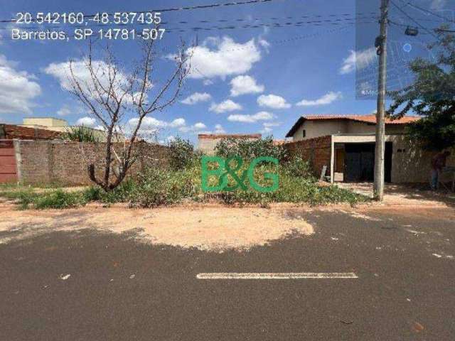 Terreno à venda, 200 m² por R$ 46.330 - Mais Parque - Barretos/SP