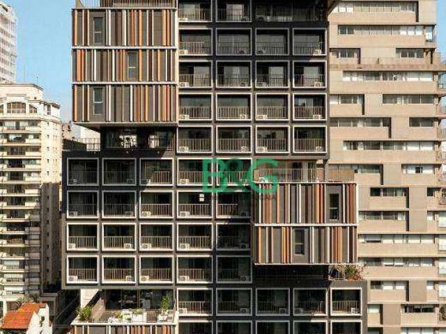 Apartamento com 1 dormitório à venda, 58 m² por R$ 1.439.552,64 - Jardins - São Paulo/SP