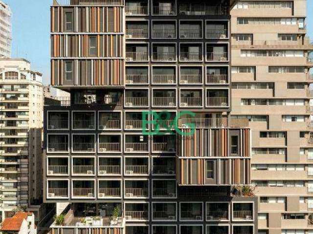 Apartamento com 1 dormitório à venda, 44 m² por R$ 1.287.569,24 - Jardins - São Paulo/SP