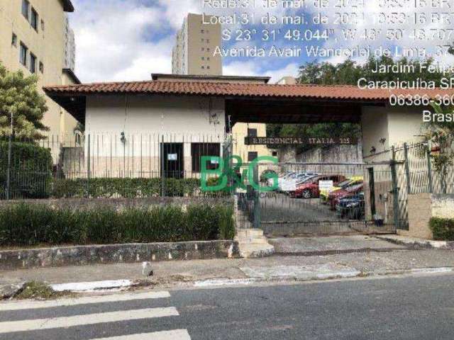 Apartamento com 2 dormitórios à venda, 46 m² por R$ 128.364 - Jardim Felipe - Carapicuíba/SP