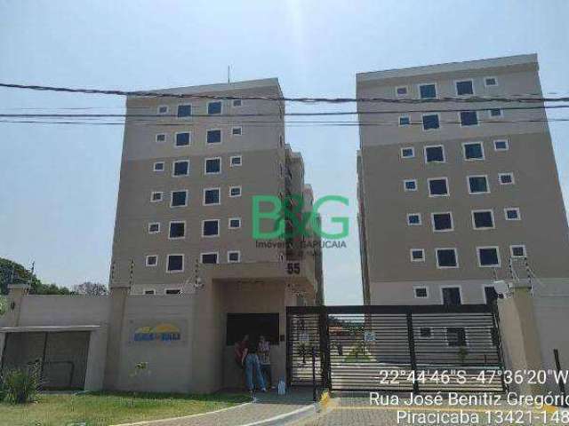 Apartamento com 2 dormitórios à venda, 52 m² por R$ 148.892 - Dois Córregos - Piracicaba/SP