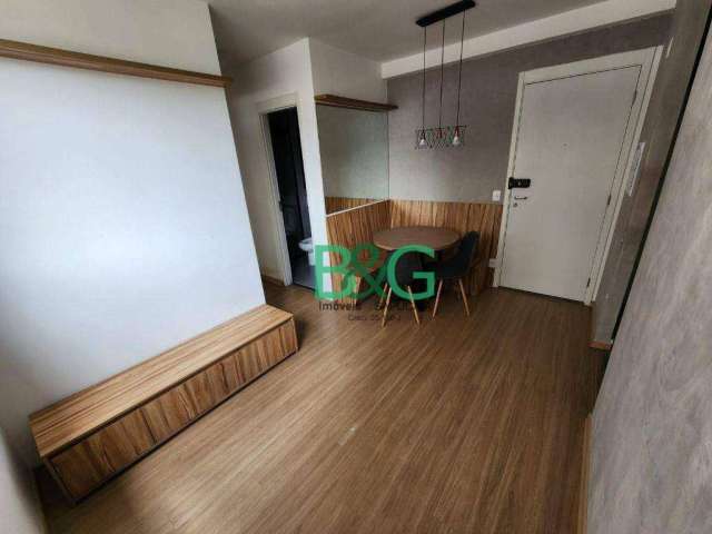 Apartamento com 2 dormitórios para alugar, 38 m² por R$ 3.109/mês - Brás - São Paulo/SP