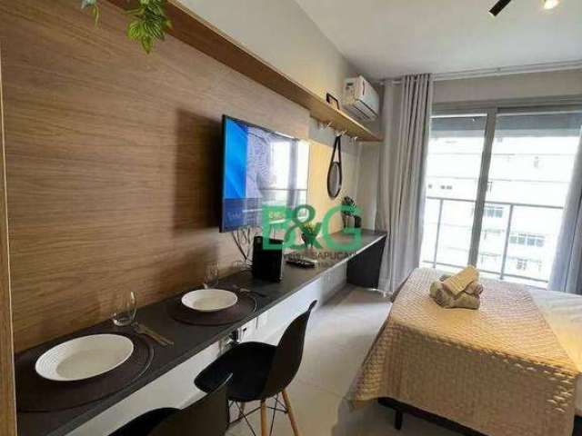 Apartamento com 1 dormitório para alugar, 34 m² por R$ 3.600/mês - Pompeia - São Paulo/SP