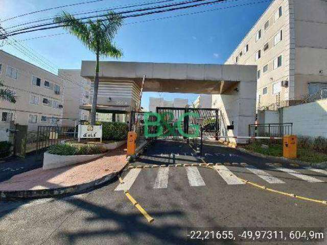 Apartamento com 2 dormitórios à venda, 41 m² por R$ 124.125 - Jardim Califórnia - Marília/SP