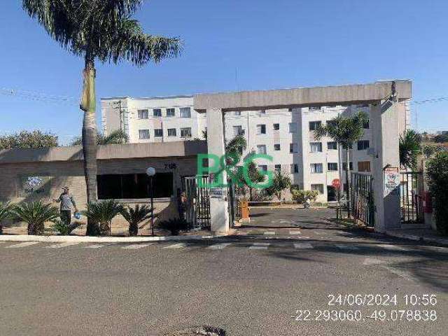 Apartamento com 2 dormitórios à venda, 46 m² por R$ 167.436 - Jardim Estrela D Alva - Bauru/SP