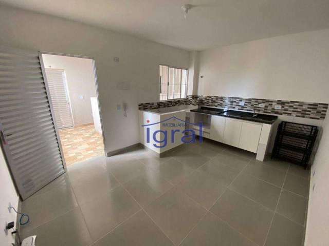 Casa com 1 dormitório para alugar, 30 m² por R$ 1.513,01/mês - Vila Santa Luzia - São Bernardo do Campo/SP