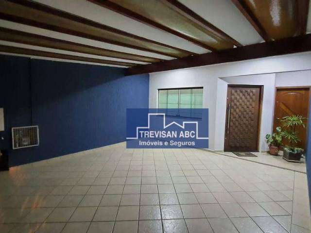 Sobrado à venda no Planalto/SBC - 3 dorms, 1 suíte, quintal e 2 vagas; 160m²