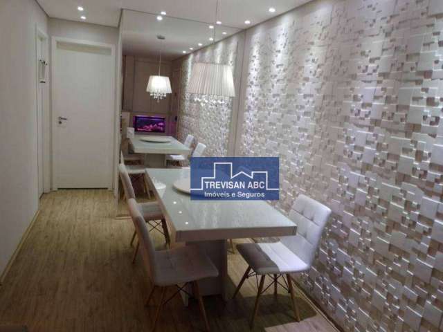 Apartamento à venda no Centro/ Diadema – 2 dorms, sala com sacada, lazer completo e 2 vagas; 55m²