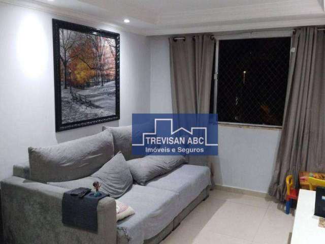 Apartamento à venda no Alves Dias/SBC- 2 Dorms, 1 WC e 1 vaga; 50 m²