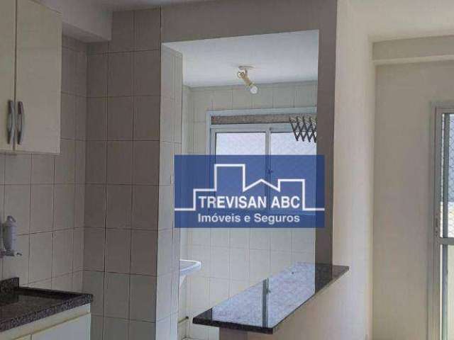 Apartamento à venda no Campestre/ Santo André- 2 Dorms, sendo 1 suíte, sala com sacada e 1 vaga; 51 m².