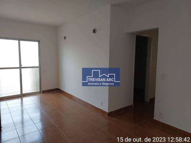 Apartamento à venda no Taboão/SBC- 2 Dorms, 1 WC, sala com sacada e 1 vaga; 70 m².