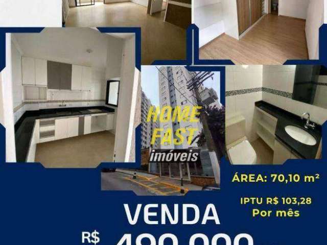 Apartamento com 3 dormitórios à venda, 70 m² por R$ 490.000 - Vila Rosália - Guarulhos/SP