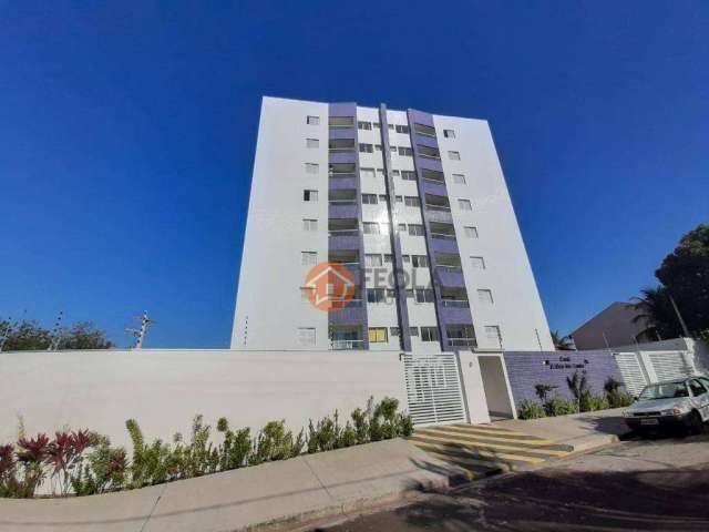 Apartamento com 3 dormitórios para alugar, 76 m² por R$ 2.780,00/mês - Santa Cruz - Americana/SP