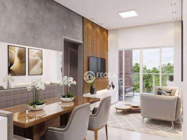 Apartamento à venda, 73 m² por R$ 440.000,00 - Jardim São Domingos - Americana/SP