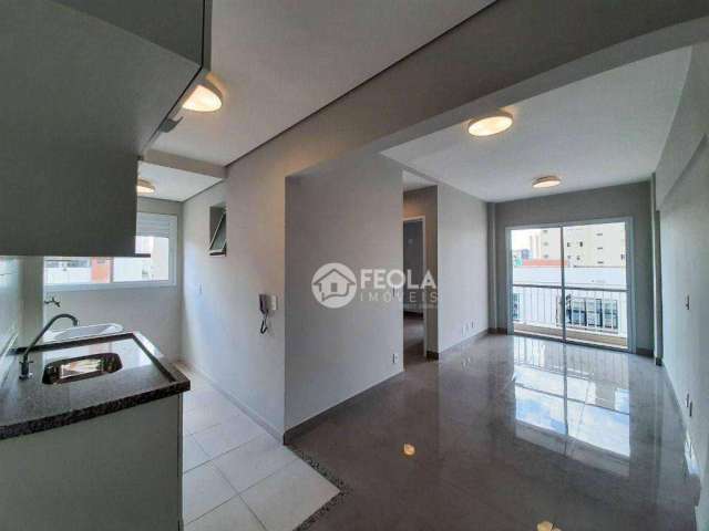 Apartamento com 2 dormitórios para alugar, 53 m² por R$ 2.048,00/mês - Vila Rehder - Americana/SP