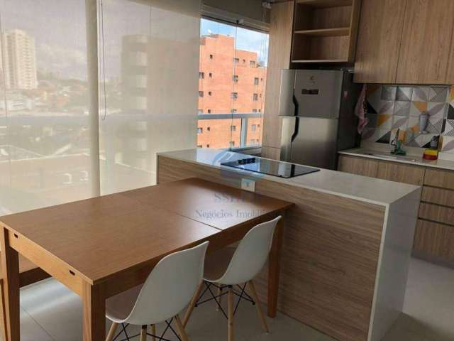 Apartamento a venda de 1 dormitório com ampla varanda, a 7 minutos a pé do metrô Alto do Ipiranga