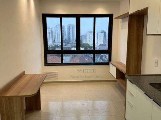 Apartamento com 1 dormitório para alugar, 27 m² por R$ 2.390,00/mês - Ipiranga - São Paulo/SP