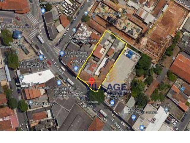 Terreno à venda, 1000 m² por R$ 8.000.000,00 - Itaberaba - São Paulo/SP