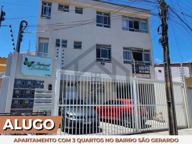 Alugo apartamento com 3 quartos no bairro são gerardo