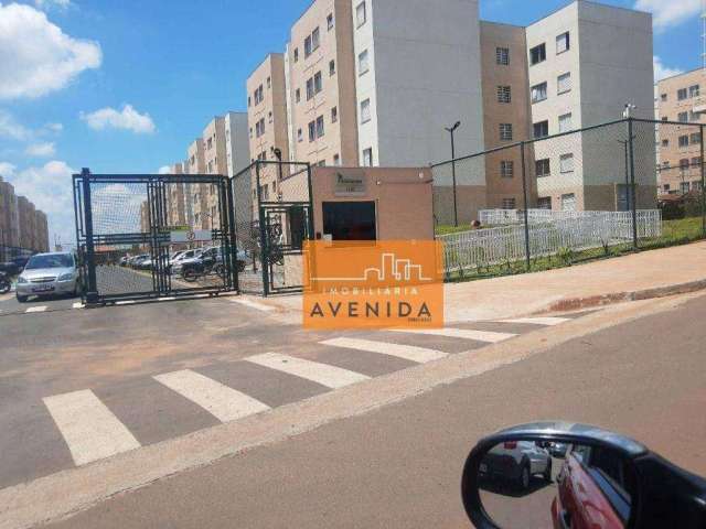 Apartamento com 2 dormitórios à venda, 45 m² por R$ 206.000,00 - Residencial Barão Ville - Paulínia/SP