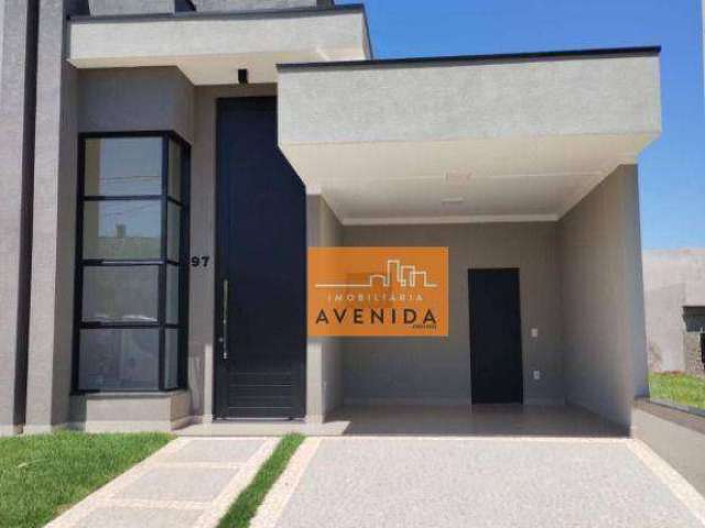 Casa com 3 dormitórios à Venda, em condomínio 140 m² por R$ 925.000 - Vila Monte Alegre IV - Paulínia/SP