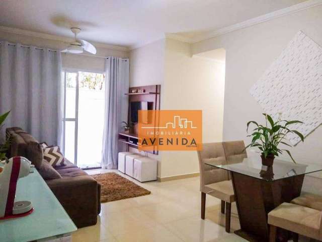 Apartamento com 3 dormitórios à venda por R$ 515.000,00 - Morumbi - Paulínia/SP