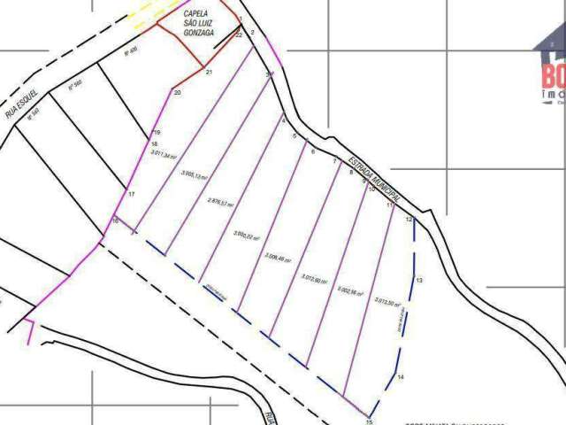 Terreno à venda, 3005 m² por R$ 220.000 - Capoavinha - Mairiporã/SP