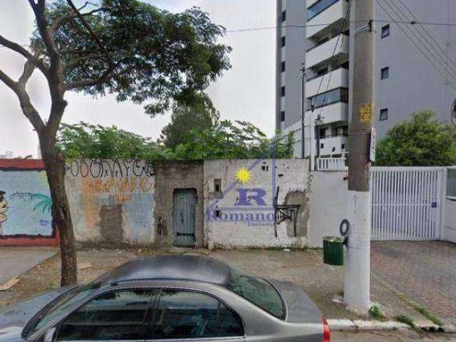 Terreno à venda, 630 m² por R$ 2.300.000,00 - Tatuapé - São Paulo/SP