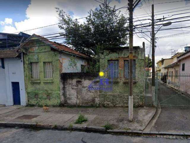 Terreno à venda, 735 m² por R$ 2.650.000,00 - Tatuapé - São Paulo/SP